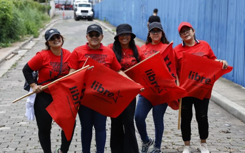 Caída en la aceptación de Partido LIBRE antes de elecciones en Honduras