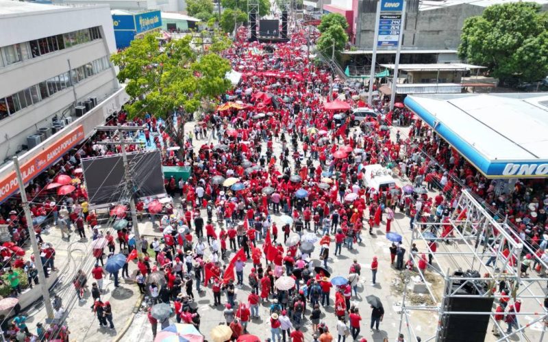 Fracaso de la marcha de LIBRE en San Pedro Sula marca tensiones en torno al “Plan Venezuela”